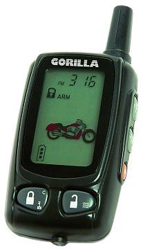 Gorilla Automotive 7017 Motorcycle Alarm with 2-Way Paging System.