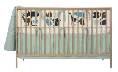 DwellStudio Baby Gio Crib Set, Aqua.
