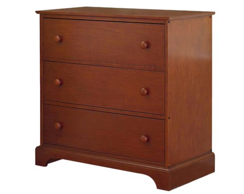 Bassettbaby First Choice Hampton Heights 3 Drawer Dresser, Cherry