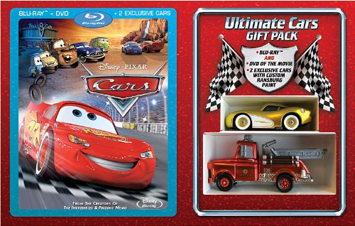 Cars Gift Set Combo Pack with DVD Blu-ray.
