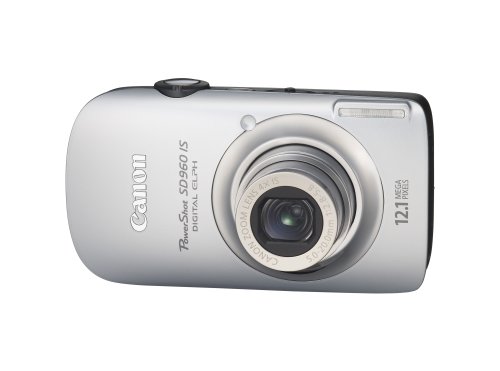 Canon PowerShot SD960IS 12.1 MP Digital Camera with 4x Wide Angle Optical Image Stabilized Zoom and 2.8-inch LCD Silver