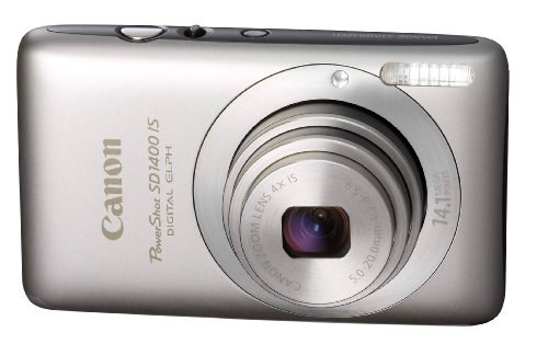 Canon PowerShot SD1400IS 14.1 MP Digital Camera with 4x Wide Angle Optical Image Stabilized Zoom and 2.7-Inch LCD Silver